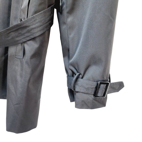 BGSD Women&#39;s Gabby Black Mid Length Trench Coat Size  XXL New - Picture 12 of 15